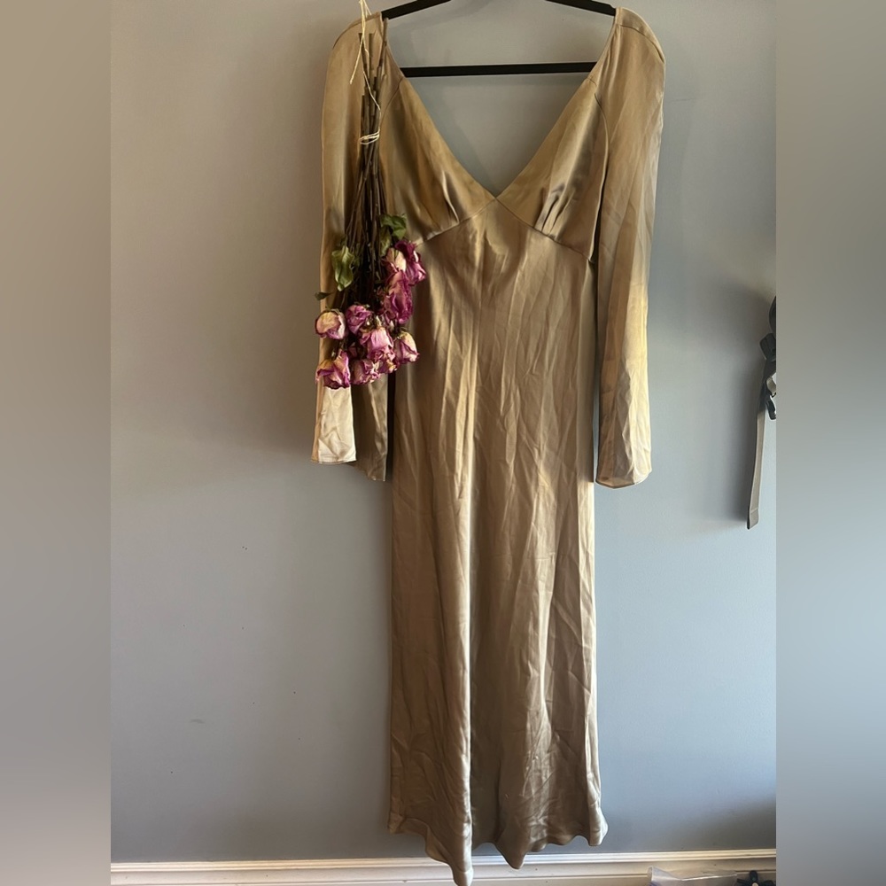 Size large silk maison dress